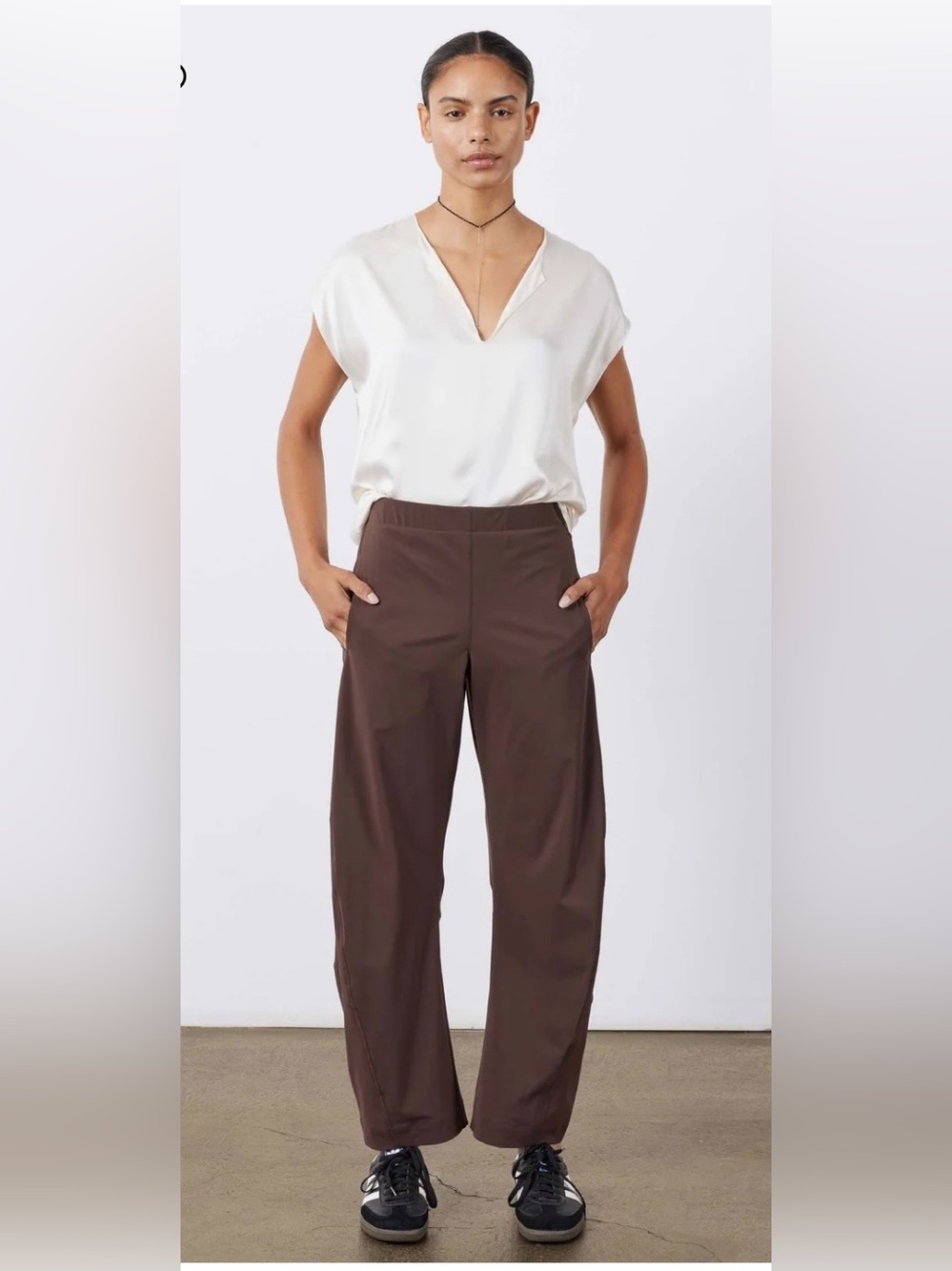 Ruti on the loose pants coffee brown 14 NWT